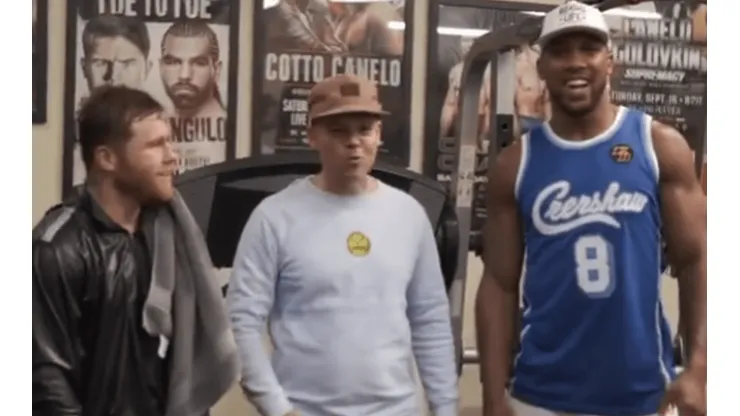 ¡Ahora sí! Se juntaron Canelo Álvarez y Anthony Joshua