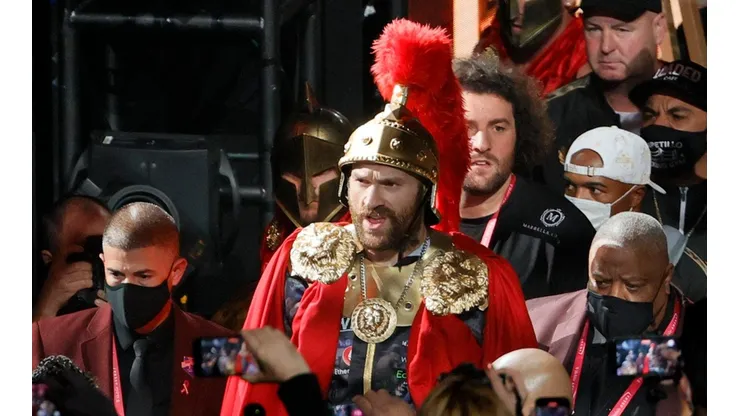 La impresionante entrada de Tyson Fury en la trilogía con Wilder.