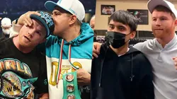 Canelo Álvarez y Eddy Reynoso entrenaron junto al hijo de Manny Pacquiao.