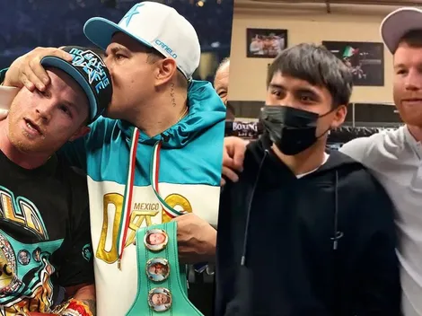 Canelo Álvarez le enseñan los secretos del boxeo al hijo de Manny Pacquiao
