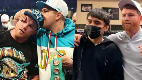 Canelo Álvarez y Eddy Reynoso entrenaron junto al hijo de Manny Pacquiao.