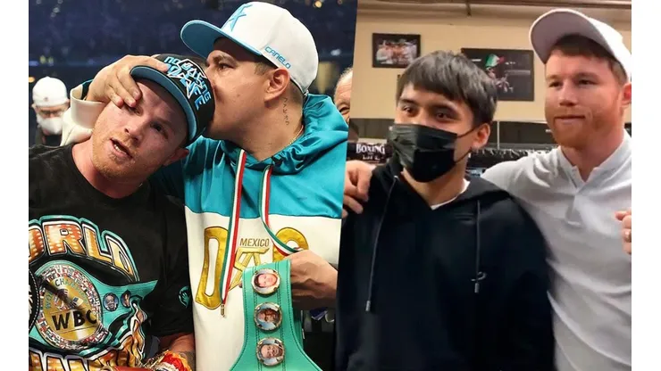 Canelo Álvarez y Eddy Reynoso entrenaron junto al hijo de Manny Pacquiao.