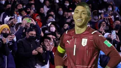 Afición de Argentina insultó al portero uruguayo.