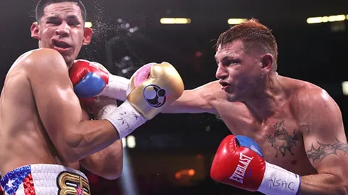 Edgar Berlanga se fue a la lona, pero terminó venciendo a Cóceres