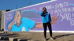 Romina Gómez, la ídola de Belgrano que cuenta con su propio mural. (Foto: Belgrano Femenil)