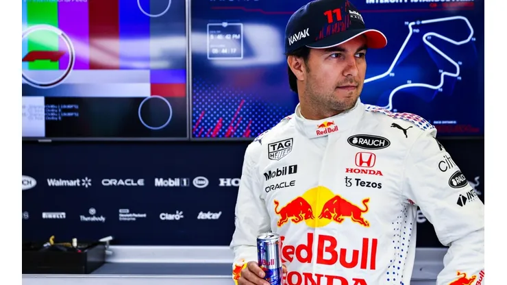 Sergio Pérez en su primera temporada con Red Bull.