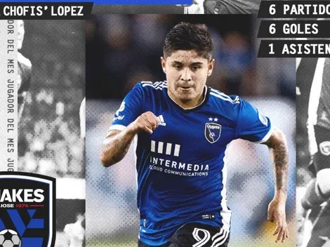 Chofis López, jugador del mes en la MLS