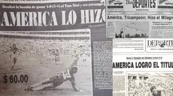 Testimonios del periódico ESTO de la coronación del América en el PRODE 85.