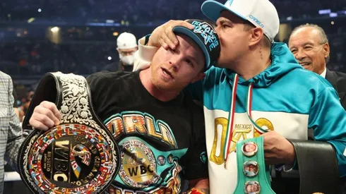 Increíble mural de Eddy Reynoso y Canelo Álvarez