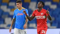 Spartak de Moscú sorprendió al Napoli en el Diego Maradona