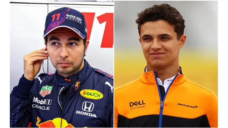Checo Pérez y Lando Norris, dos protagonistas del campeonato mundial de F1.