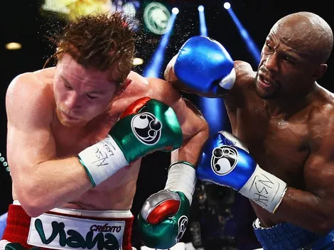 Un defensa de América eligió a Floyd Mayweather sobre Canelo Álvarez