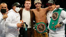 Ryan Garcia defendió a Canelo Álvarez.