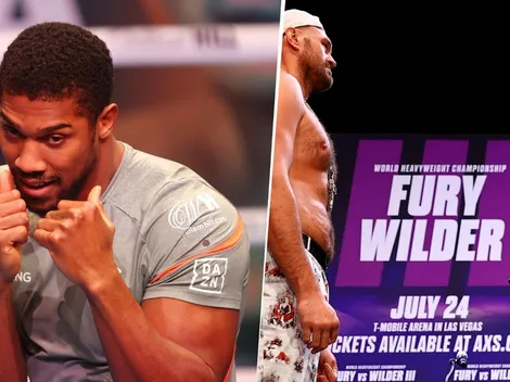 Anthony Joshua predijo un nocaut de Wilder a Tyson Fury en la trilogía