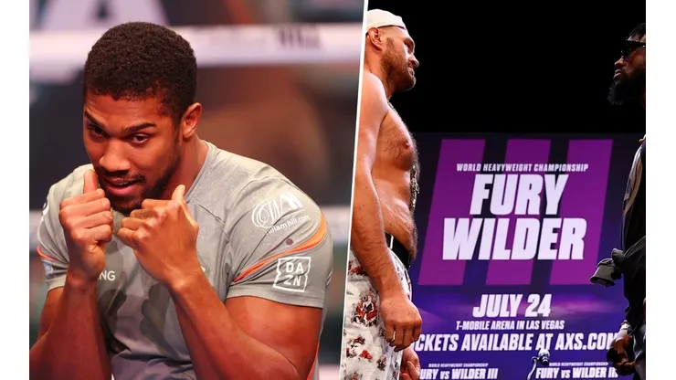 Anthony Joshua predijo un nocaut de Wilder a Tyson Fury en la trilogía