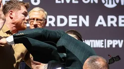 El golpe de Canelo Álvarez que pudo costarle una fortuna a Caleb Plant