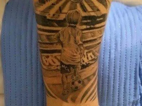 El tatuaje del estadio Azteca de Luca Martínez Dupuy