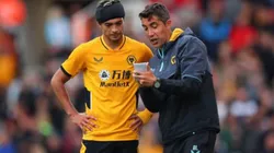 Raúl Jiménez vive su primera temporada bajo el mando de Bruno Lage.