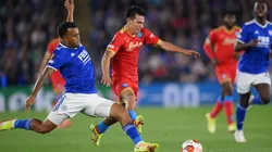 Chucky Lozano sumó 63 minutos en la igualdad de Napoli frente a Leicester City