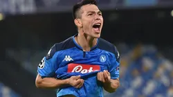 El jugador mexicano fue celebrado por el Napoli