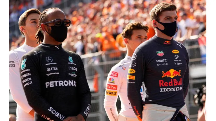 Hamilton y Verstappen se sacaron chispas en Monza.