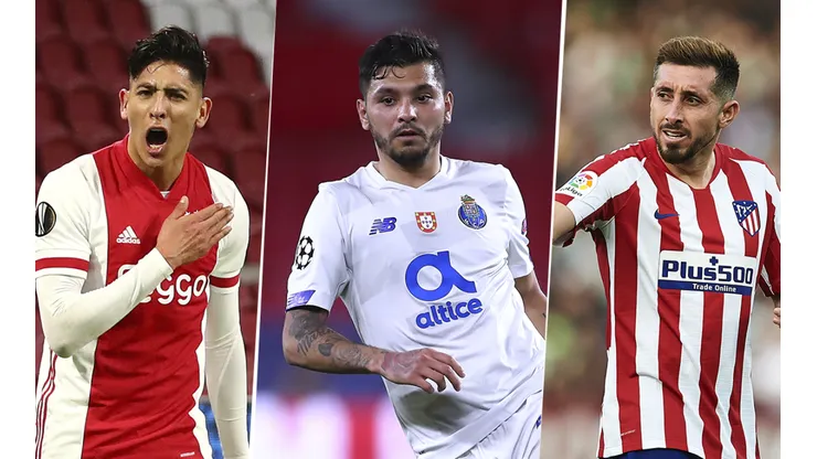 Cuándo juegan los mexicanos Héctor Herrera, Edson Álvarez y Tecatito Corona por la Champions. (Getty Images)