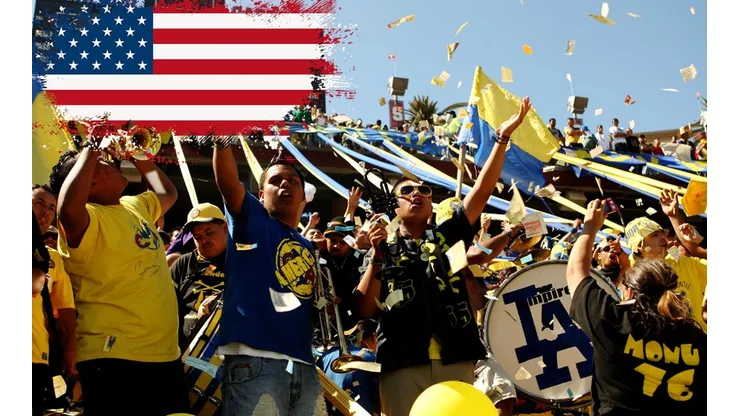 La pasión americanista se desborda siempre en EEUU.