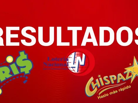 Resultados Lotería Nacional: Tris y Chispazo lunes 13 de septiembre