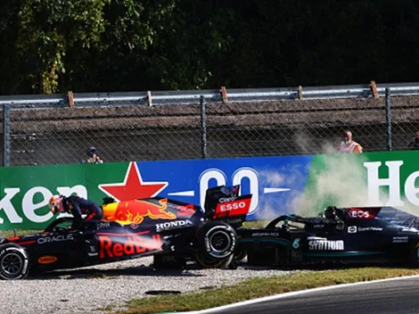Checo Pérez no sacó todo el provecho del incidente que dejó fuera de carrera a Verstappen y Hamilton