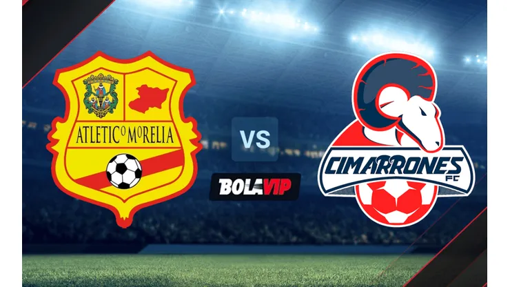 Atlético Morelia vs. Cimarrones de Sonora EN VIVO por la Liga de Expansión MX