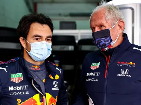 Helmut Marko presionó a Checo Pérez y lo comparó con Max Verstappen
