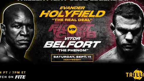 Evander Holyfield vs Vitor Belfort: Cartelera completa del Club de las Leyendas