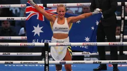 La Bombardera Rubia y una victoria que le costó un ojo en compota