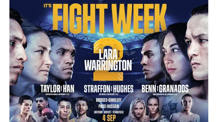 Mauicio Lara vs Josh Warrington: Cartelera completa del mega evento en Leeds