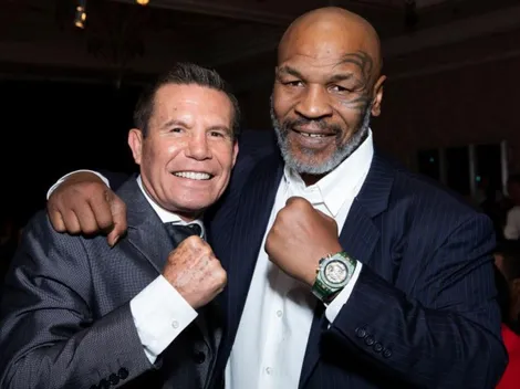 ¡Se emocionan los fanáticos! Así fue el hermoso encuentro entre Julio César Chávez y Mike Tyson