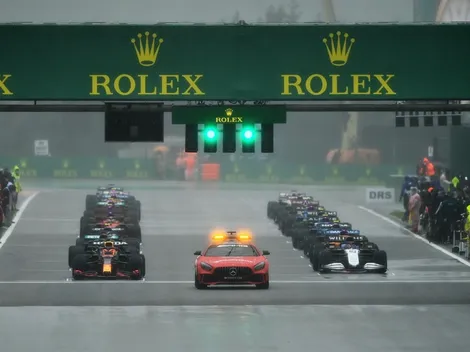 Vergonzozo: en un Gran Premio de Bélgica que debió suspenderse por lluvia, se corrieron dos vueltas y se dio por terminada la carrera
