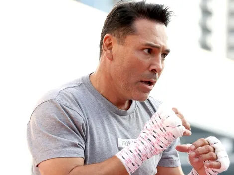 Óscar de la Hoya se rinde ante Jake Paul
