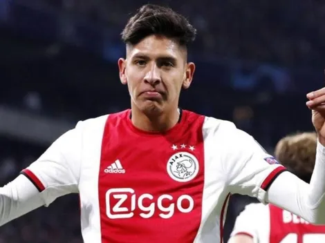 ¡Qué golazo! Edson Álvarez anotó en la goleada de Ajax ante Vitesse