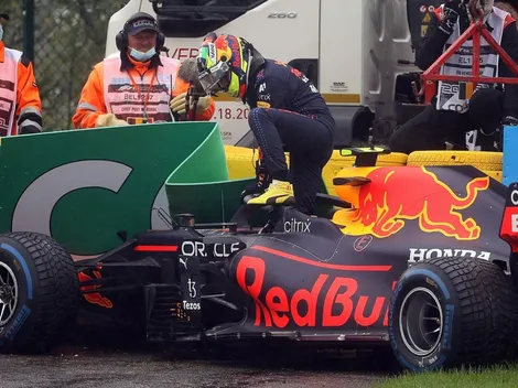 Checo Pérez y su versión del accidentado GP de Bélgica