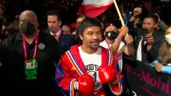 Así fue la caminata de Manny Pacquiao al cuadrilátero tras más de dos años de inactividad