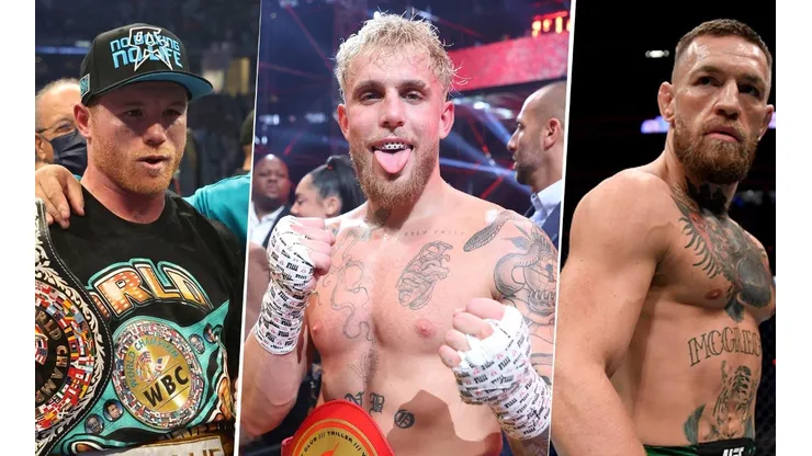 Canelo Álvarez y Conor McGregor integran la lista de nombres a golpear de Jake Paul