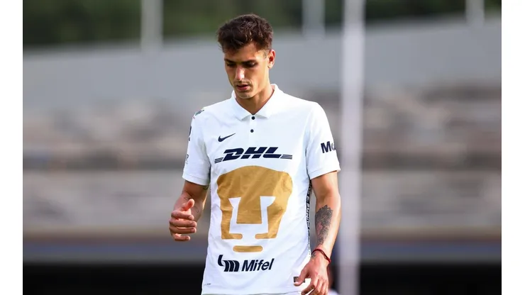 Juan Dinenno salió al minuto 82 del partido contra Querétaro.