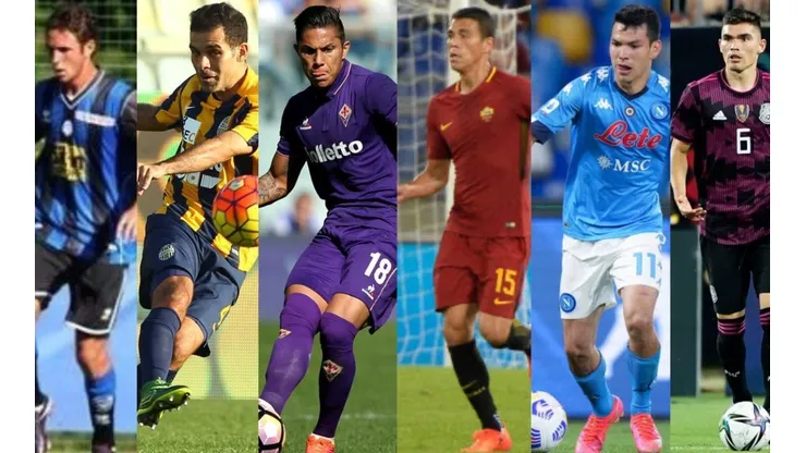 Los seis mexicanos que han llegado a la Serie A.