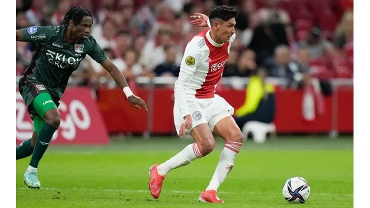 Edson Álvarez fue titular y salió al minuto 77.