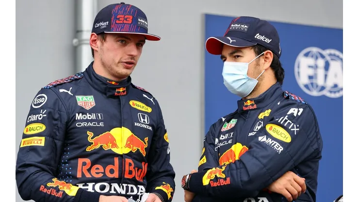 Max Verstappen y Checo Pérez, pilotos de Red Bull Racing.