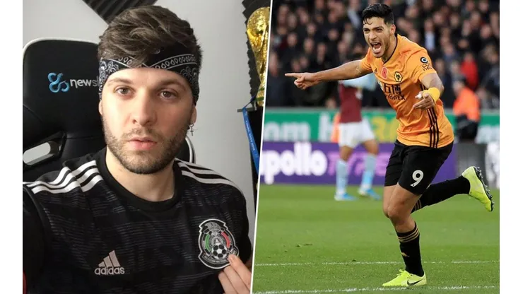 Raúl Jiménez fue enmarcado en la pared de Zabalive.