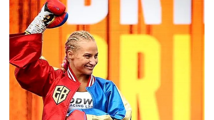Las fotos del esperado encuentro entre La Bombardera Rubia y Dillian Whyte