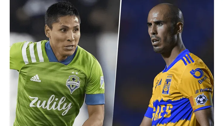 Seattle Sounders, con Raúl Ruidíaz, y Tigres UANL, con Guido Pizarro, se enfrentan por la Leagues Cup. (Fotos: Getty Images).