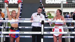 Noqueó La Bombardera Rubia y pidió revancha con Courtenay