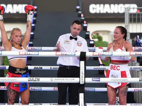 Noqueó La Bombardera Rubia y pidió revancha con Courtenay